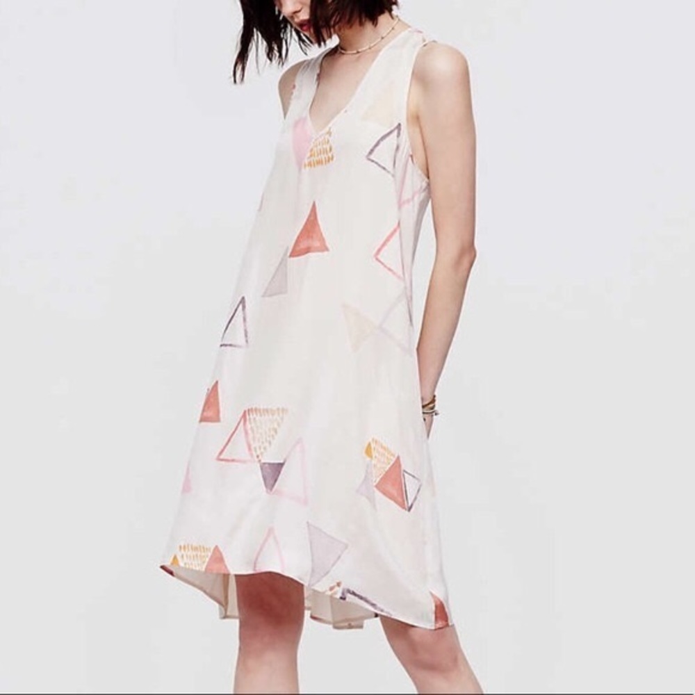 Lou & Grey Triangle Print Racerback Dress XS